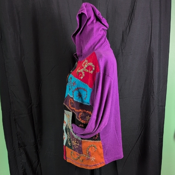 Rising Tide Multicolor Embroidered Jacket - Picture 3 of 5